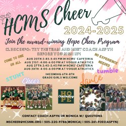 HCMS Cheer clinic